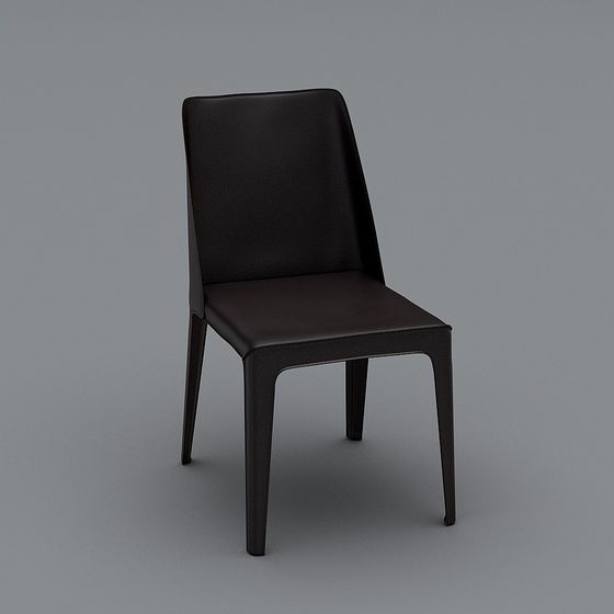 Urban Black Chair 3D model for Modern Design