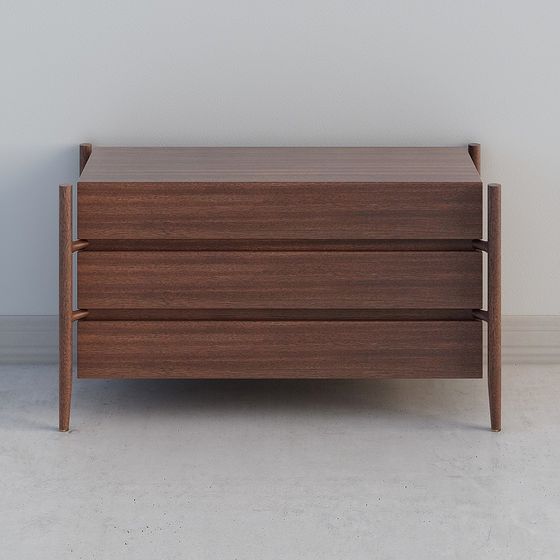 Stylish City Corner Sideboard 3D model for Modern Spaces