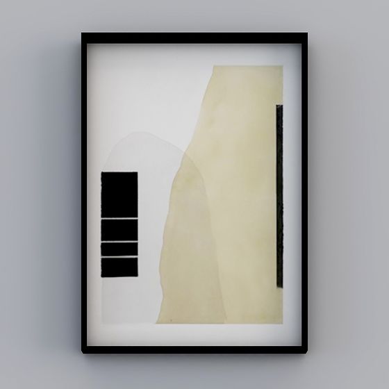 Abstract Geometric Frame 3D model