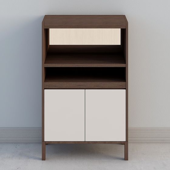 Urban Corner Bookshelf 3D model