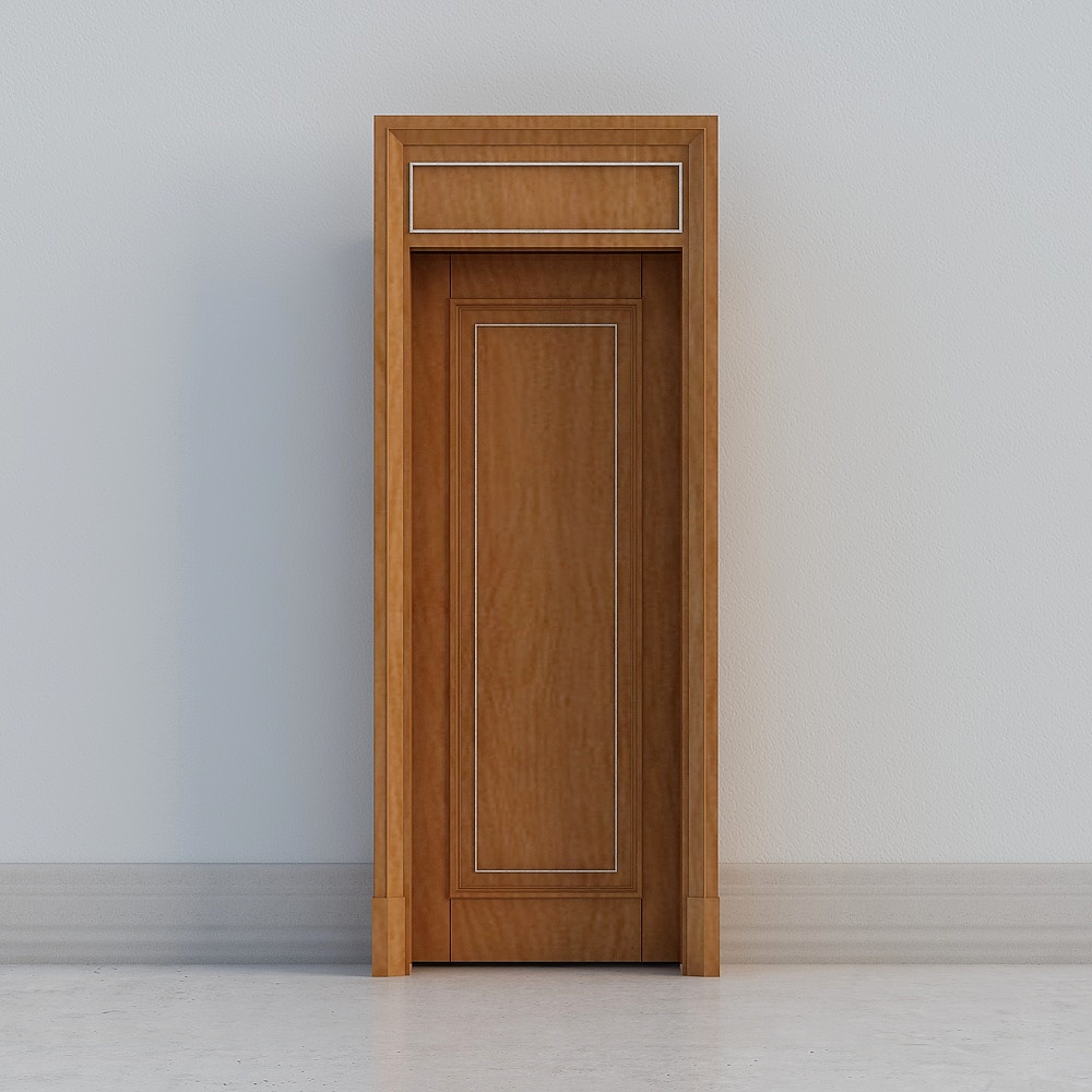 Porte en bois classique haute