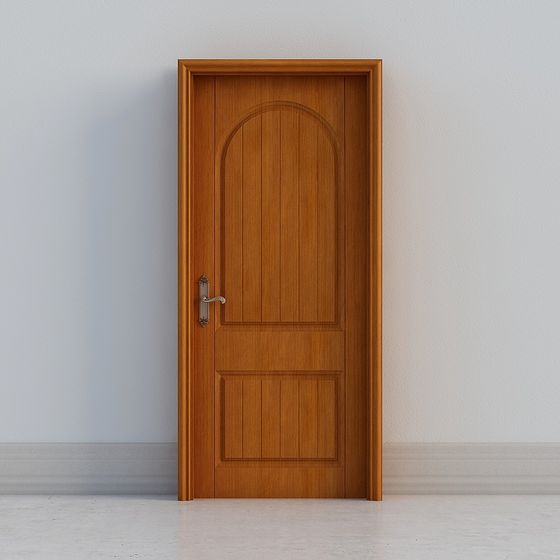 Vintage Wooden Door 3D model