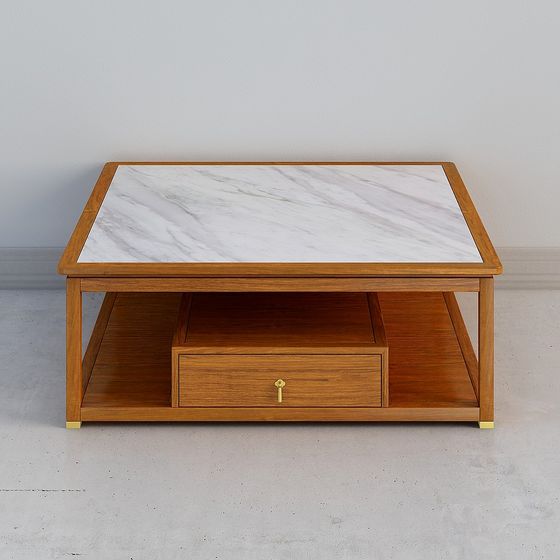 Stunning Marble Top Coffee Table 3D model