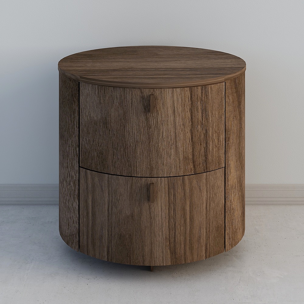 Mesita de noche redonda