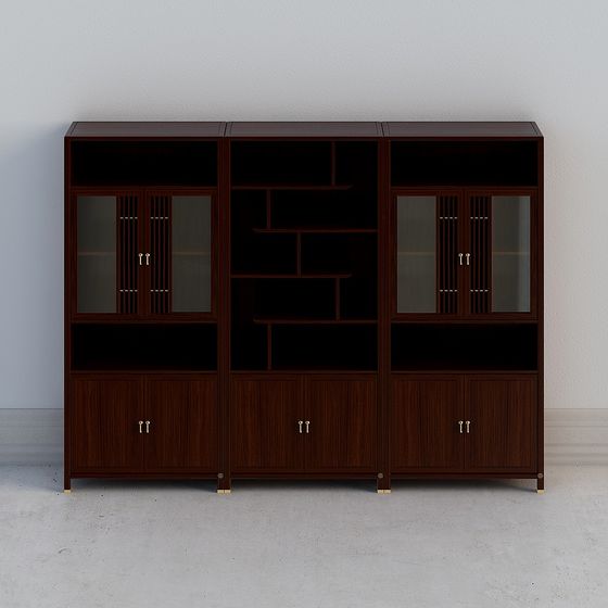 Vintage Bookshelf 3D model for Modern Home Design