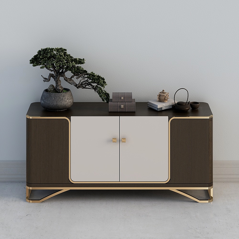 New Chinese style side cabinet entrance cabinet 2011