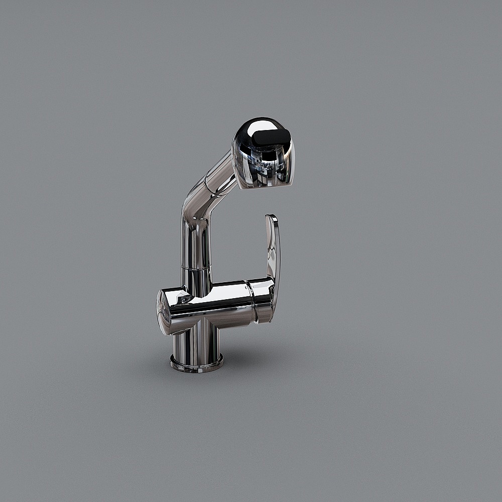 Artistic 3D Faucet Model for Modern Designs