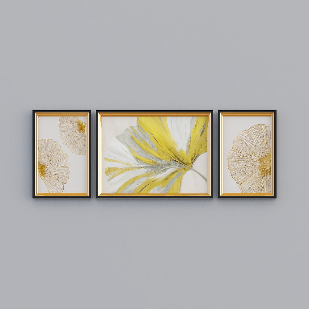 Peintures Glorieuses - Moderne Simple-L-27805-27806-27803