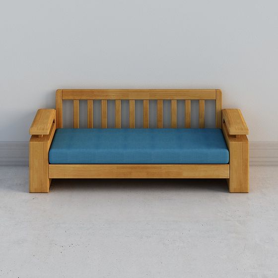 Stylish Modern Vintage Sofa 3D model