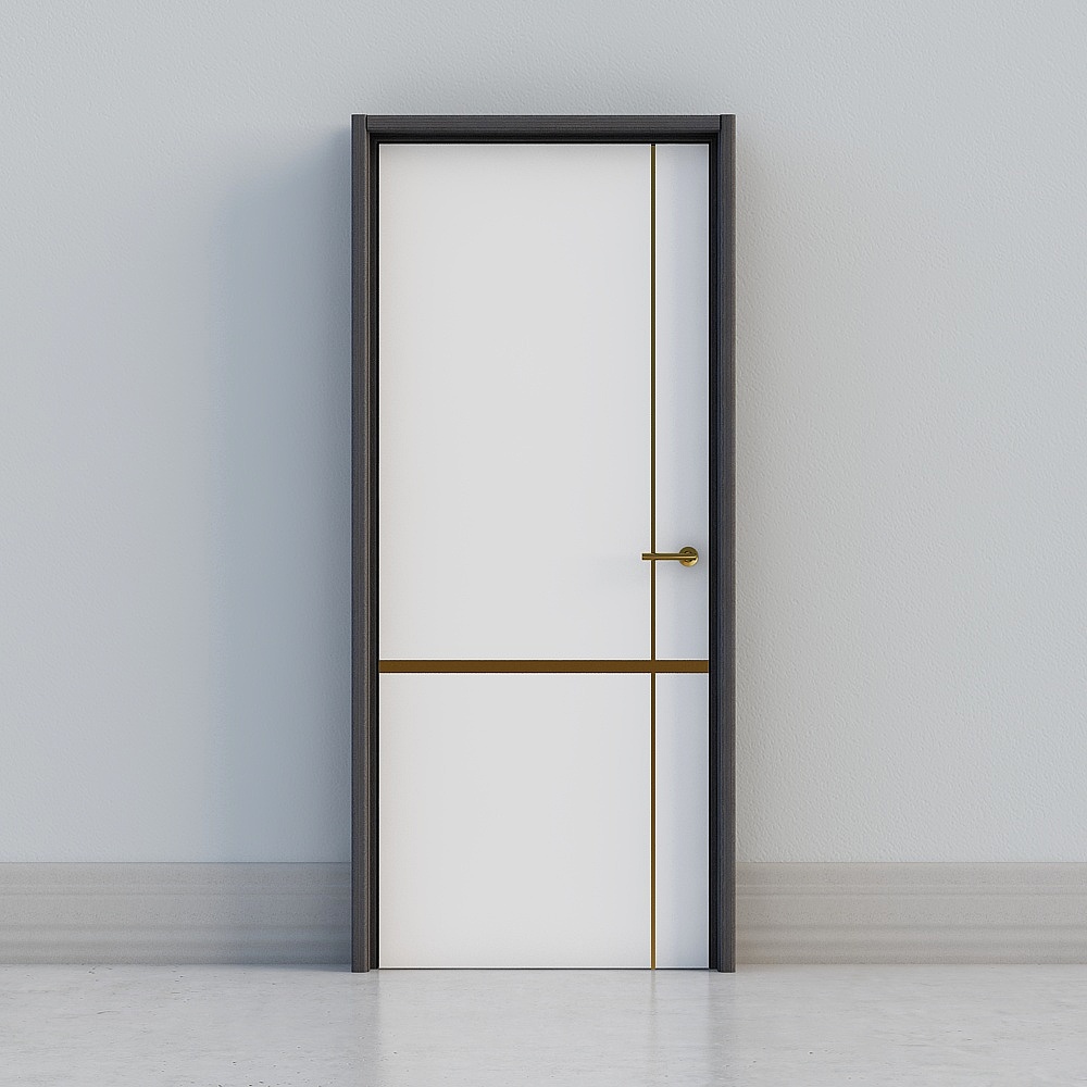 minimal white door