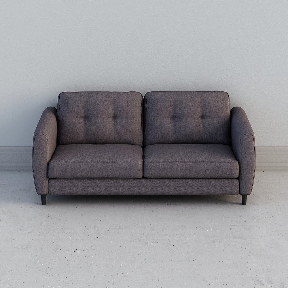Sofa B04 (trois personnes avec accoudoirs doubles)