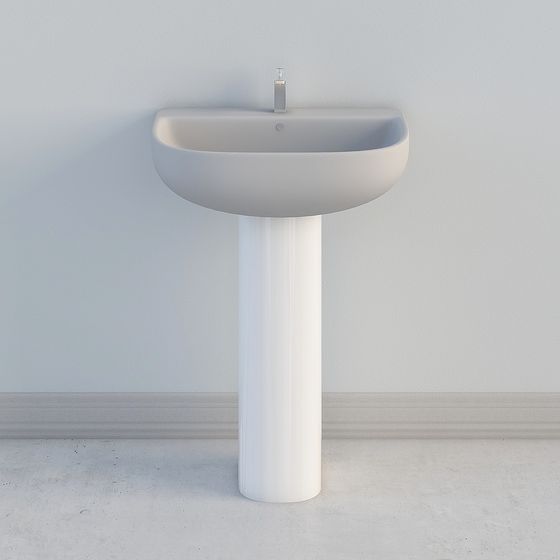 Lavabo de columna 596B