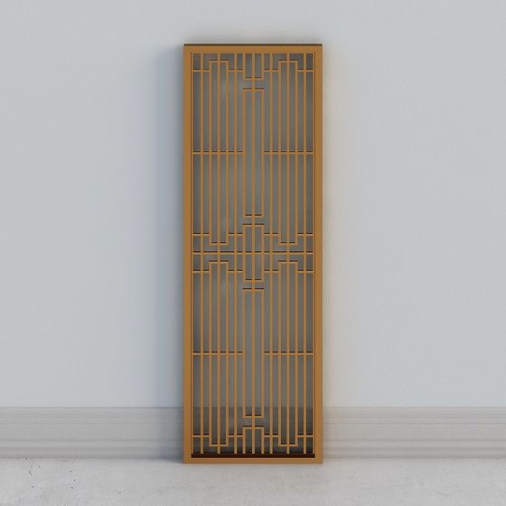 Geometric Window 3D Model - Free for Creative Use