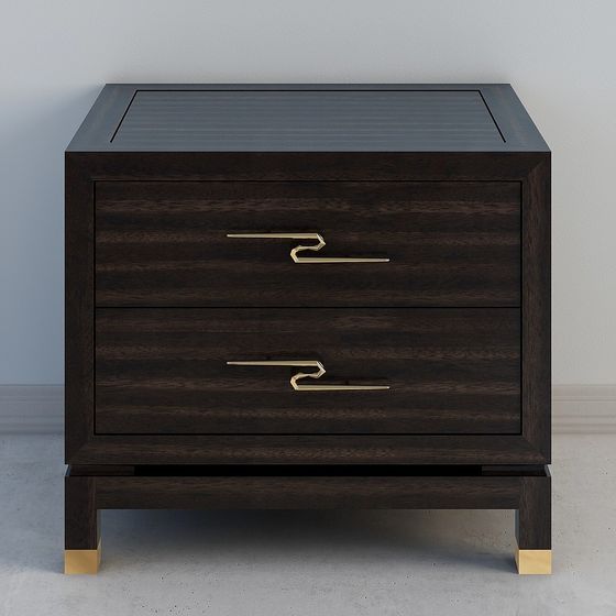 Table de chevet TS-SD-BG107 (bois de santal doré)