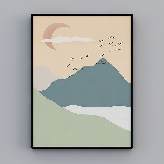 Dawn Mountain 3D model