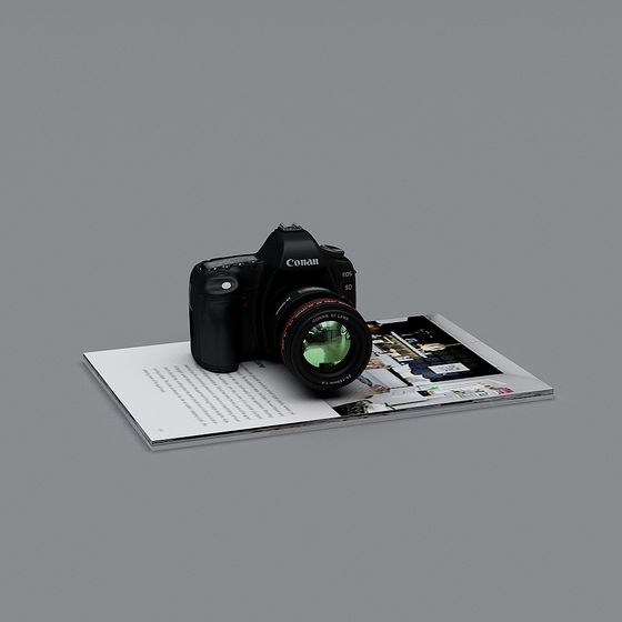 Canon EOS 5D DSLR Camera 3D model