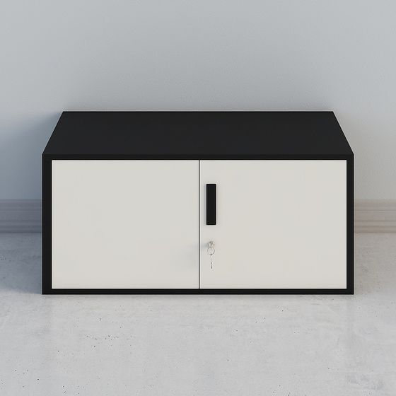 Elegant Simplistic Storage Cabinet 3D model