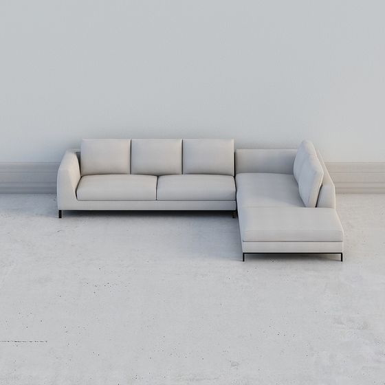 Modern Minimalist Sofa 3D model