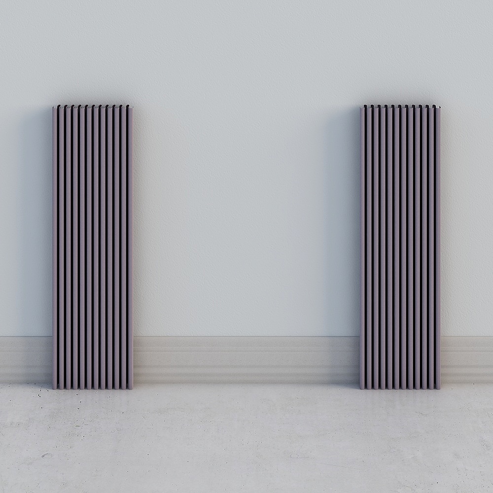 Contemporary Low-Polygon Metal Radiator 3D model