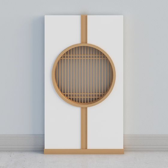 Round Window Screen 3D model for Creative Projects