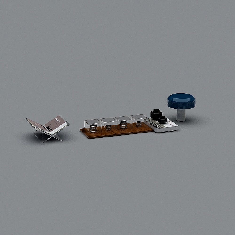 Minimalist Desk Set 3D model