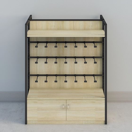 Industrial Storage Rack 3D model