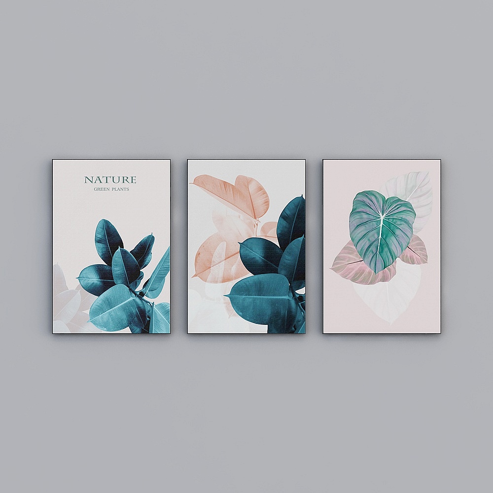 three-piece decorative painting