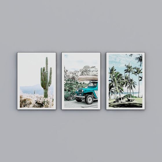 Desert Oasis 3D Model Collection