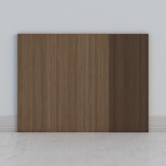 Wooden Partition 3D Model for Modern Design