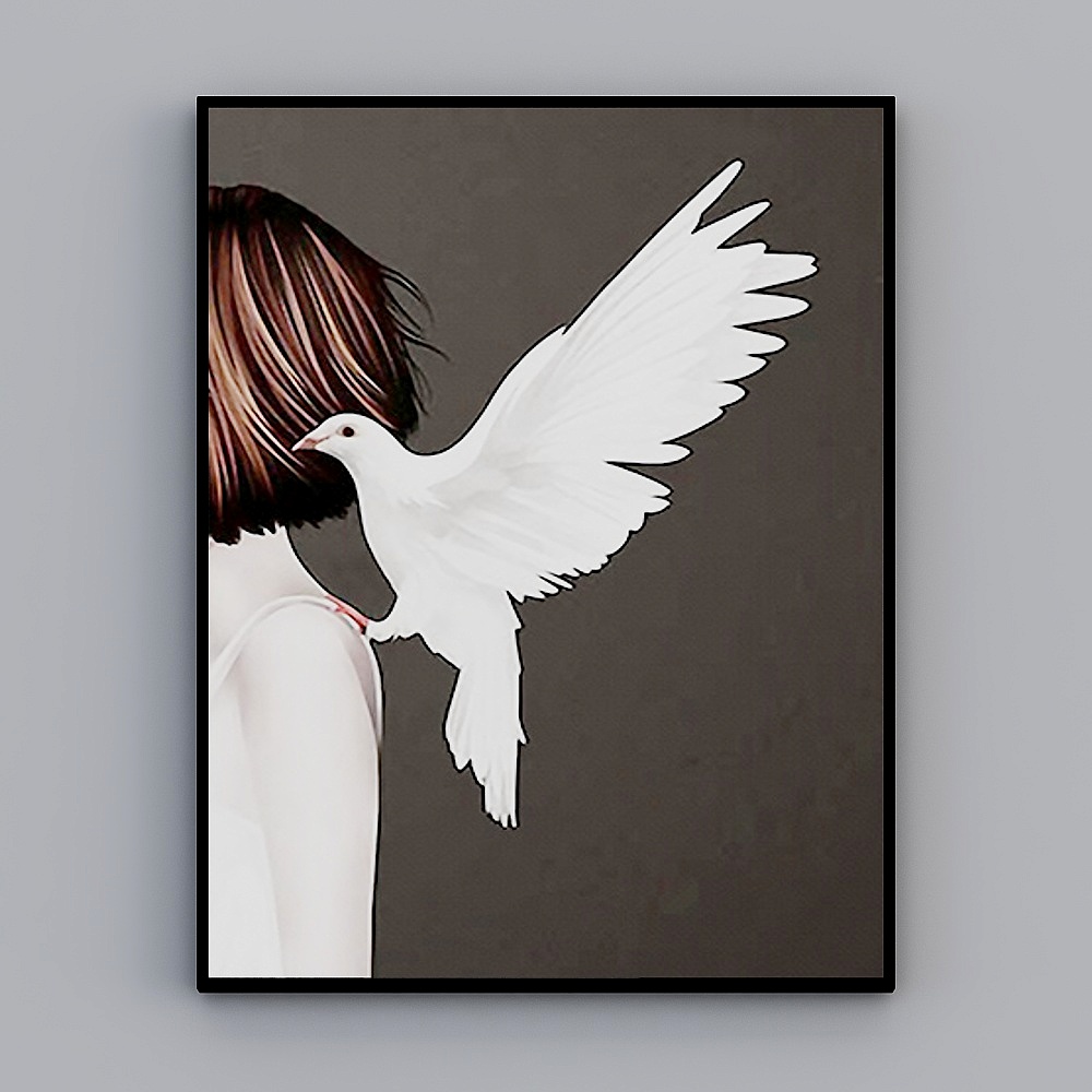 Peace Wings 3D model for Artistic Creations