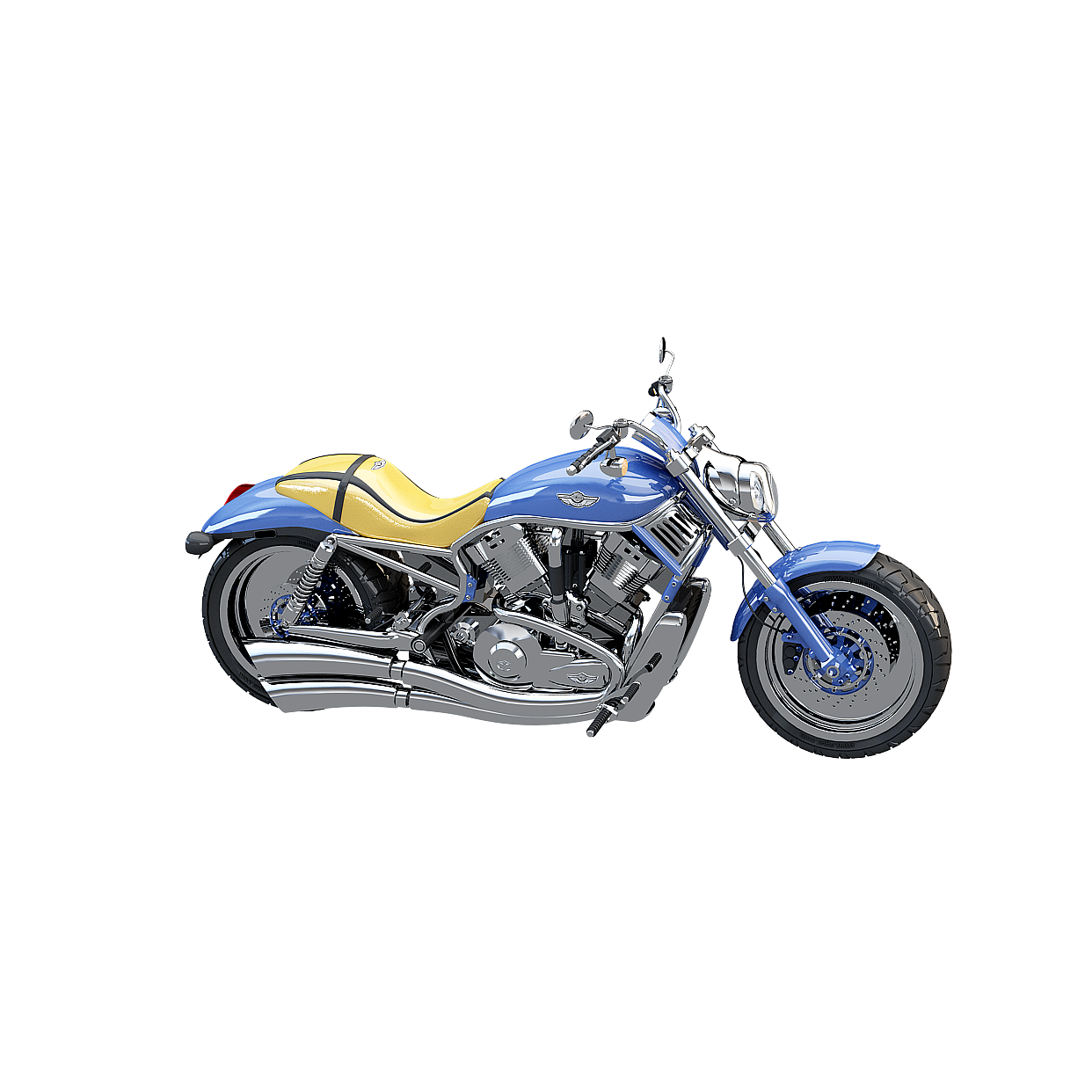 Avant-garde Black Car/Truck/Motorcycle 3D Model