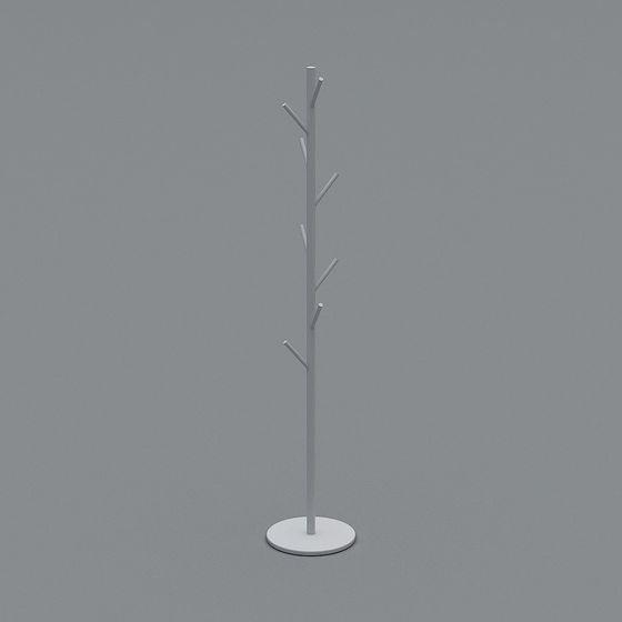 Branch Coat Rack 3D model - Modern Minimalist Design