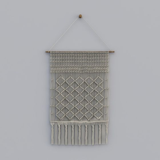 Macrame Wall Hanging 3D model