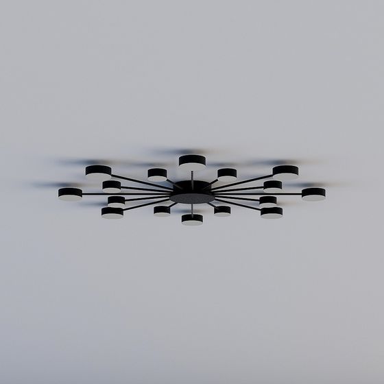 Nebula Chandelier 3D model