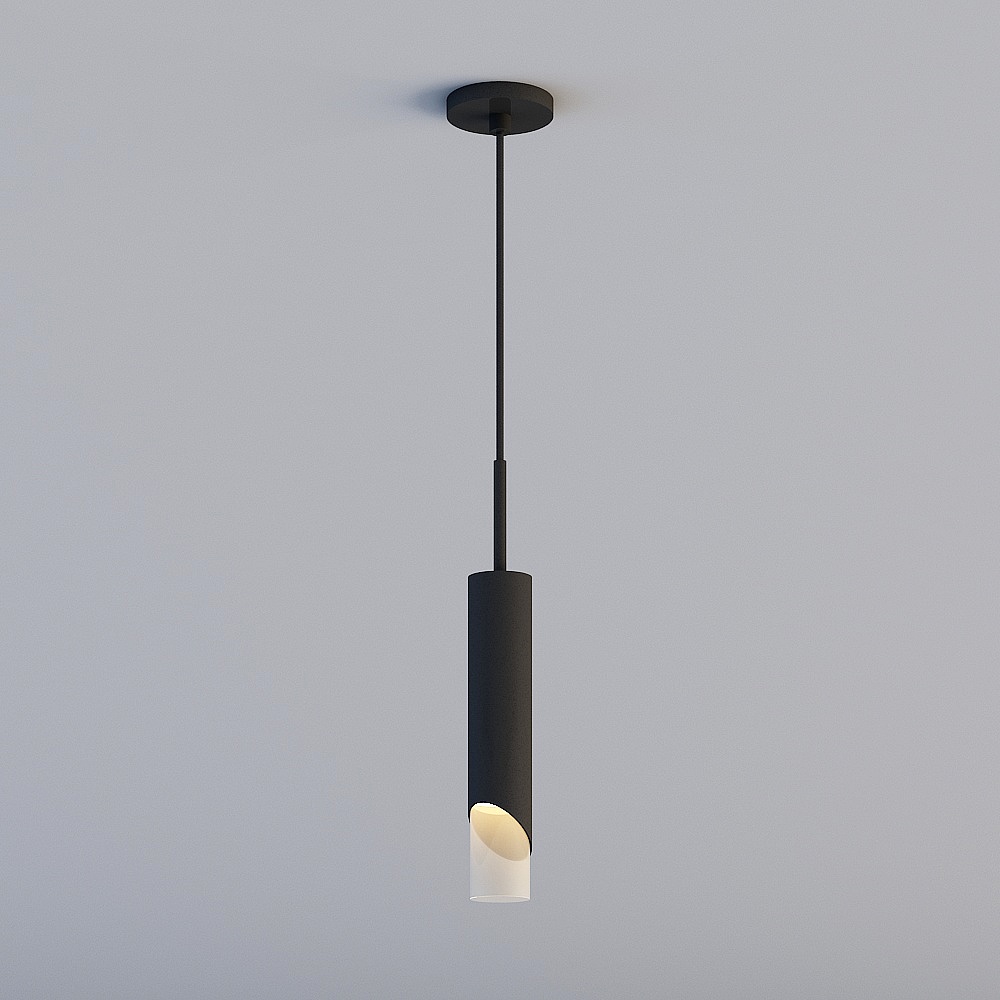 D601 Black Landy Lighting Single Bedroom Head chandelier after modern minimalist personality designer light luxury restaurant light bar art small chandelier