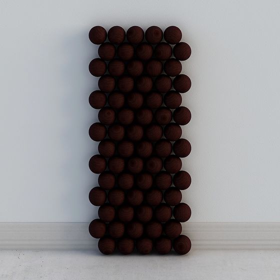 Unique Low-Poly Ball Array 3D Model