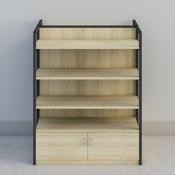 Stylish Urban Shelf 3D model for Contemporary Interiors