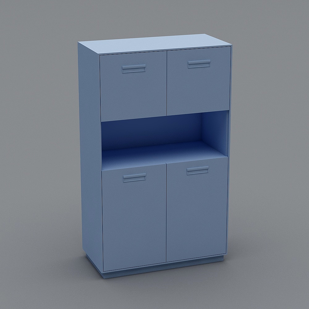 Urban Bookshelf 3D model