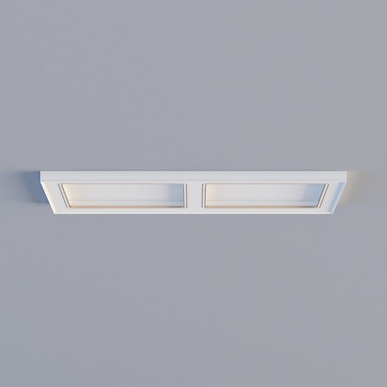 Double Window Pendant Light 3D model