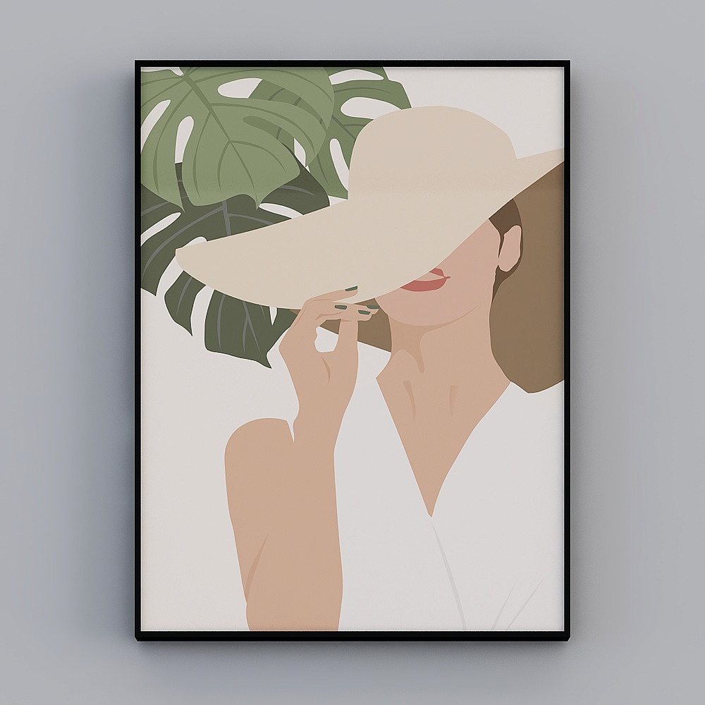 งานศิลปะยอดเยี่ยม - ความเรียบง่ายสมัยใหม่ - LALB-81306 - ภาพวาดตกแต่ง