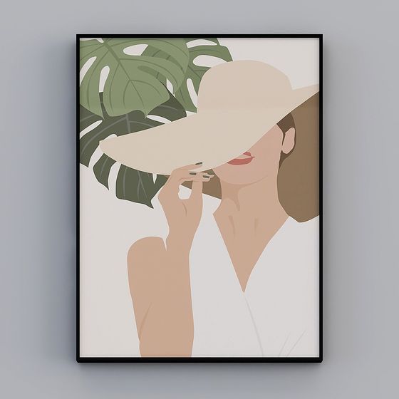 งานศิลปะยอดเยี่ยม - ความเรียบง่ายสมัยใหม่ - LALB-81306 - ภาพวาดตกแต่ง