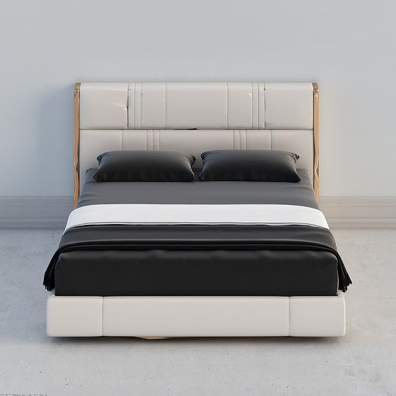 Urban Elegance 3D model Bed Design