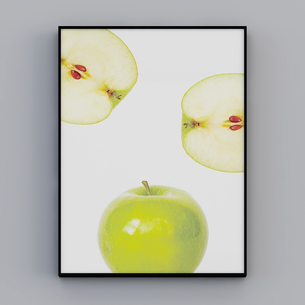 Green Apple 3D model