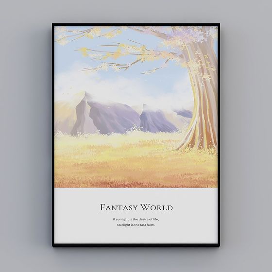 Fantasy World 3D model