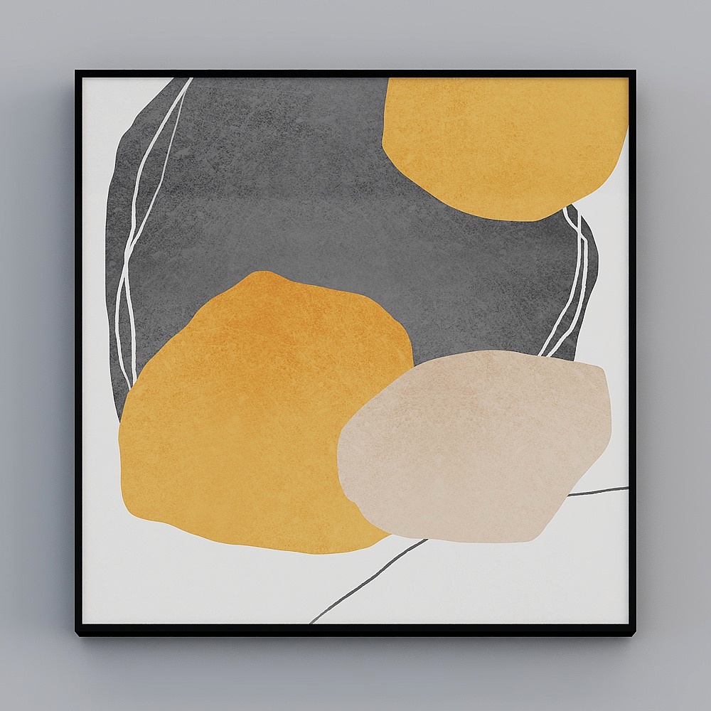 Peinture Fine Glorieuse - Minimaliste Moderne - LALB-80857 - Peinture Décorative