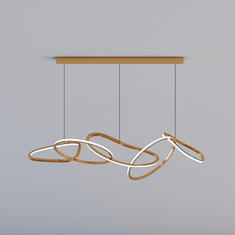 XG-9503 has want to light after the modern restaurant chandelier long simple creative personality Nordic atmosphere high-end ultra-simple light luxury chandelier