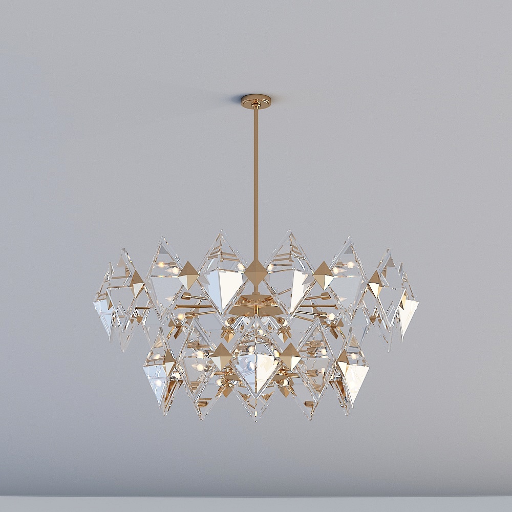 Luxury Pendants & Chandeliers,golden