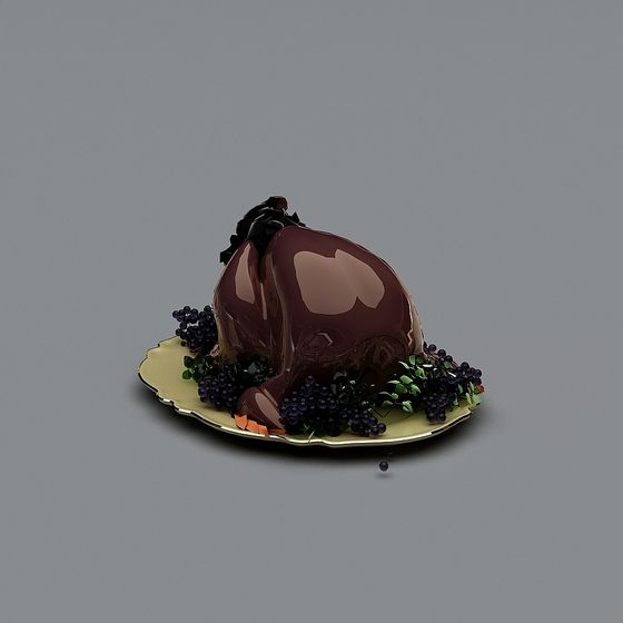 Chocolate Turkey 3D model