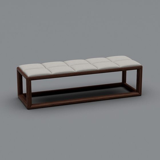 Urban Leisure Bench 3D model