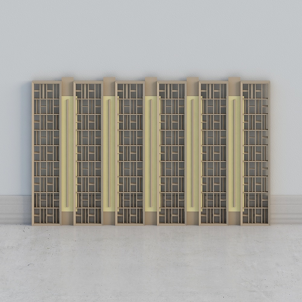 The grid screen on the 2nd floor of the hall